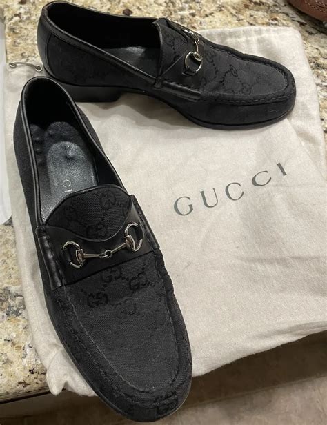 gucci loafers canvas|gucci driving loafers women.